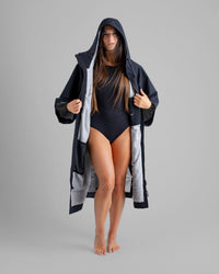 Female in studio wearing Tech-Lite Dryrobe®
