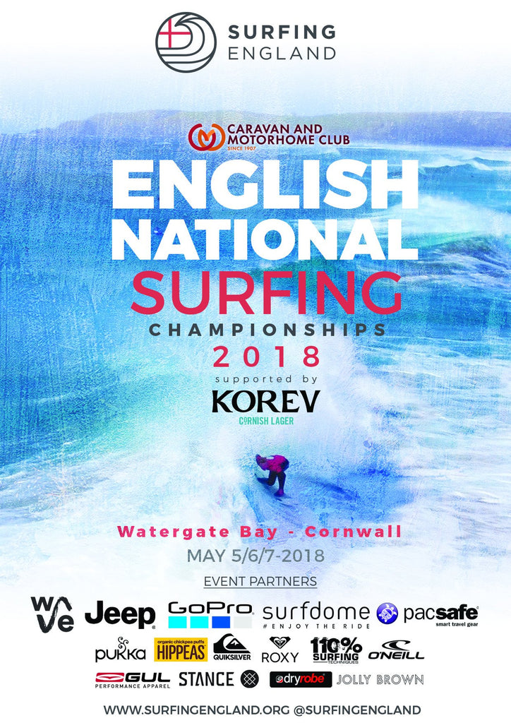 Entries open for 2018 English National Surfing Championships