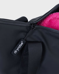 Close up of zip on dryrobe Luxury Tote Bag