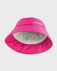 Inside of dryrobe Fleece Lined Bucket Hat in Pink
 