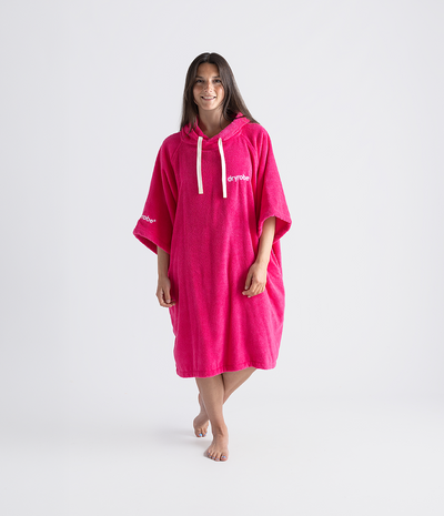 Hot Pink Organic Towel Changing Robe
