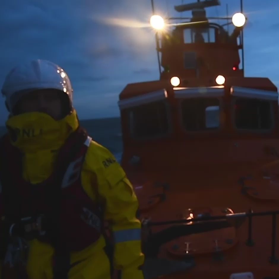  RNLI lifeboat crew and fundraisers at work