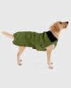 Forest Green Black Dog Coat