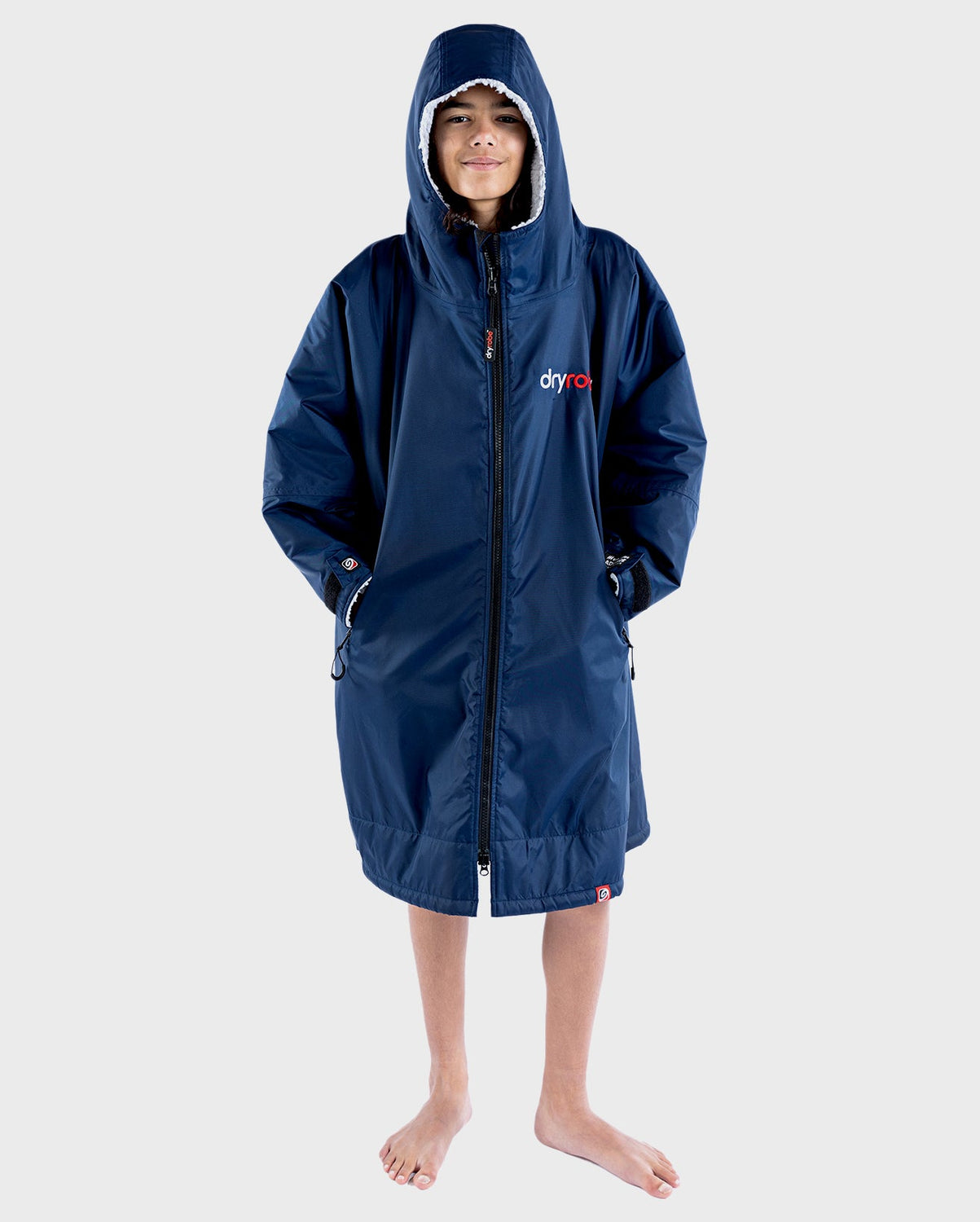 Navy Grey Kids Advance Changing Robe