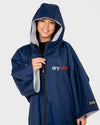 Navy Grey Advance Kids Easy-Fit Changing Robe