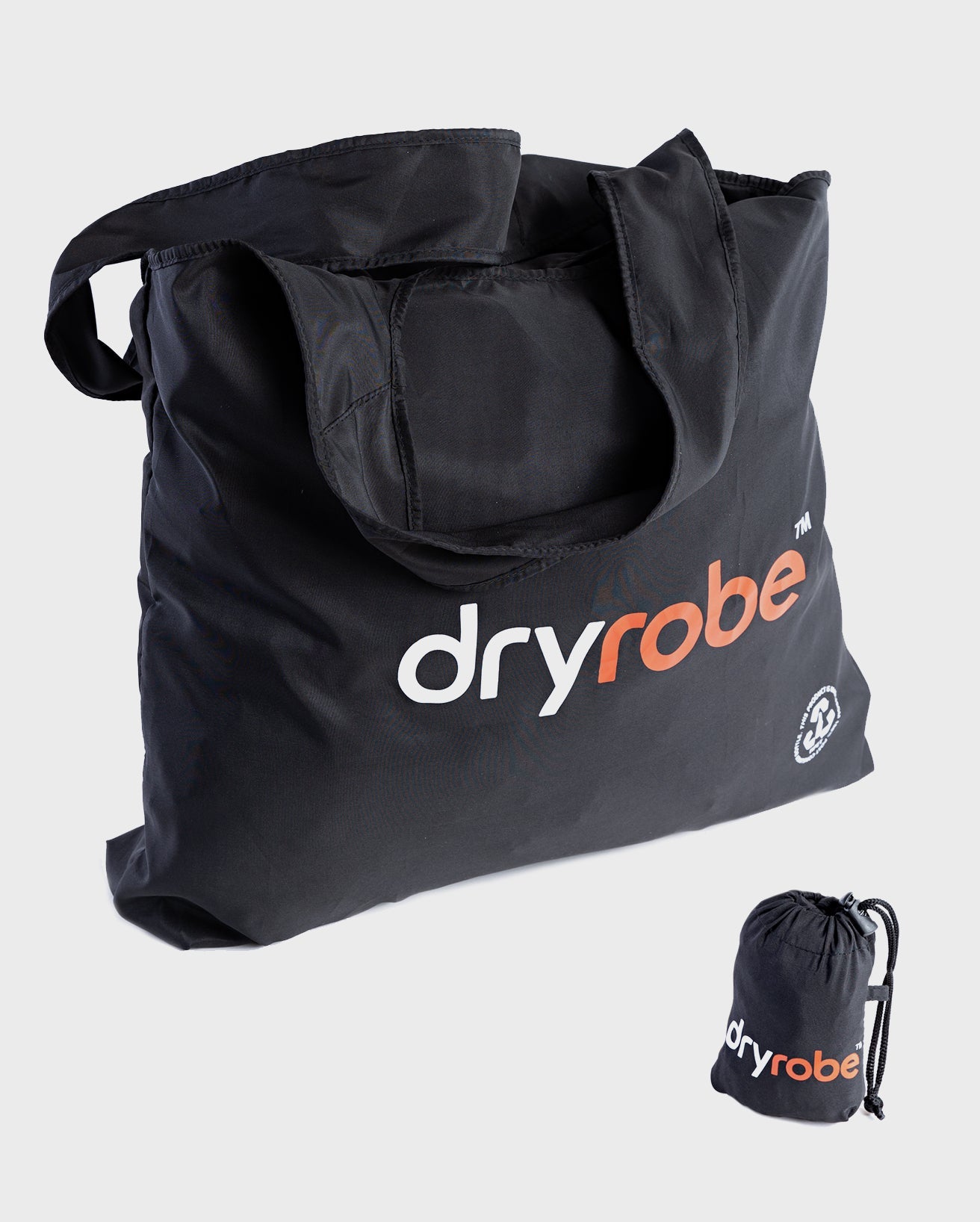 dryrobe® Tote Bag shown packed in the carrying pouch